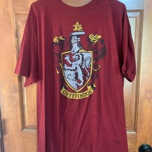 Gryffindor house shirt.